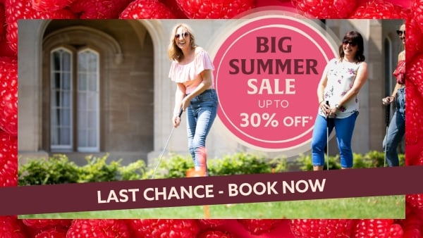 Last chance to save up to 30% on summer breaks
