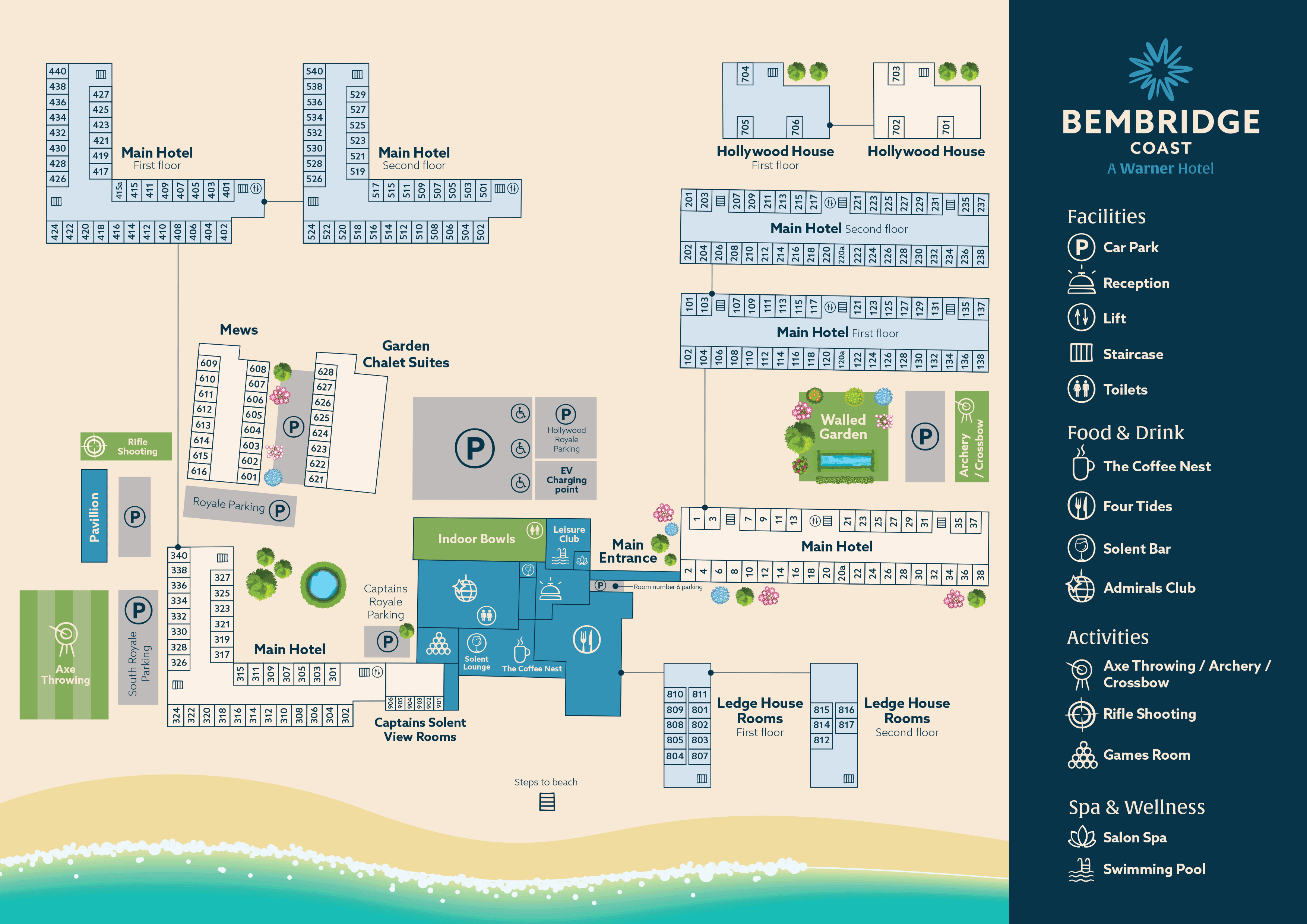 map of Bembridge Coast Hotel