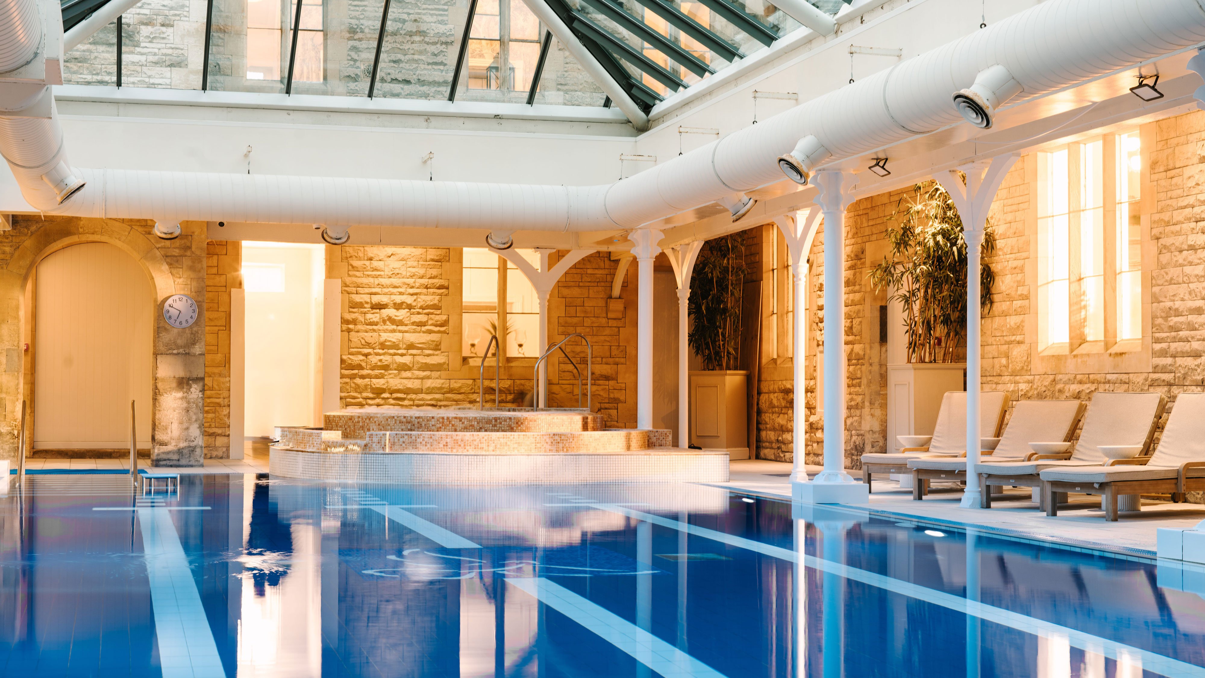 Indoor swimming pool at Thoresby Hall